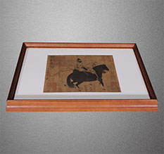 秭归书画装裱配框服务案例